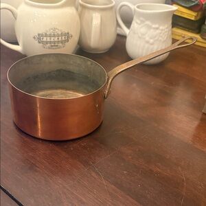 Métaux Ouvrés Vesoul 4.75” Copper Sauce pan